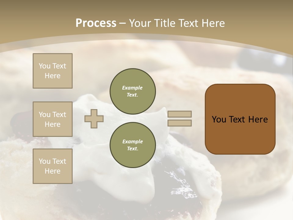 Sweet Dessert Closeup PowerPoint Template