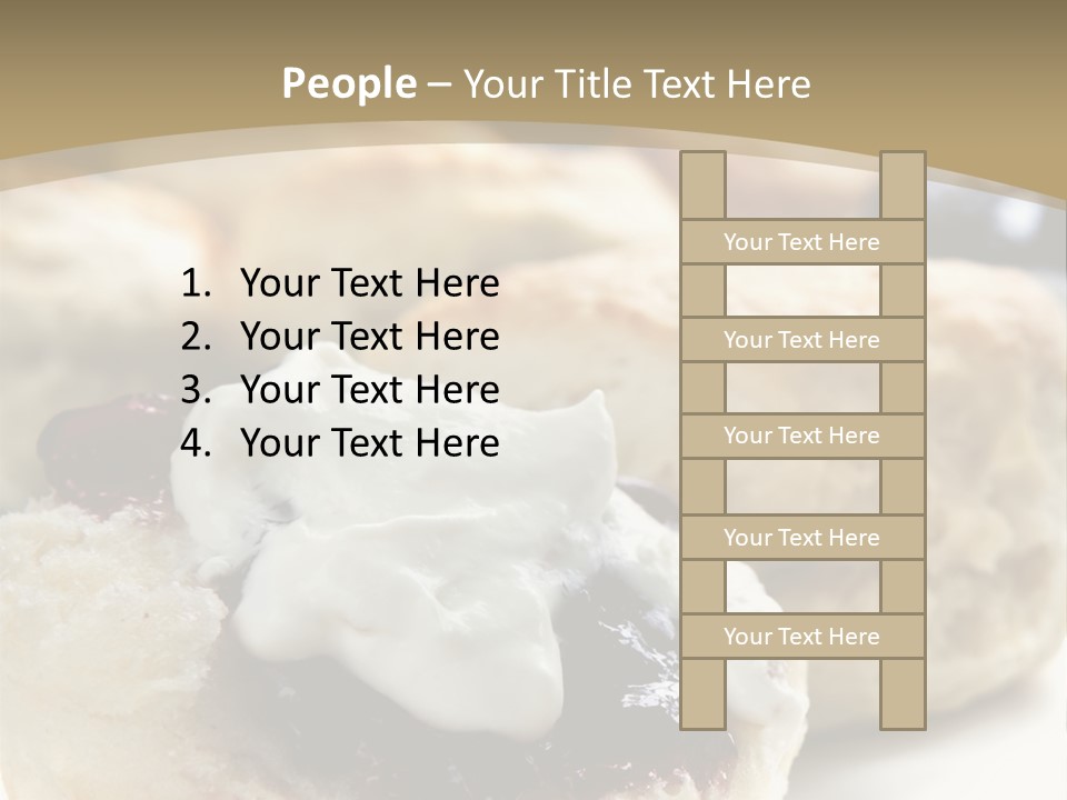Sweet Dessert Closeup PowerPoint Template