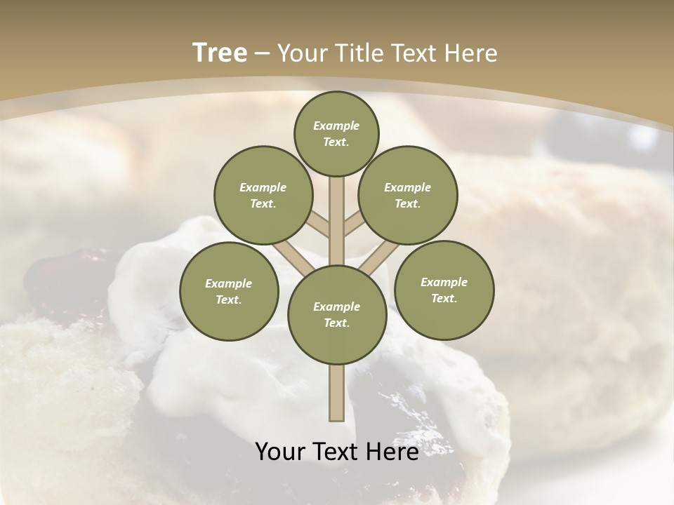 Sweet Dessert Closeup PowerPoint Template