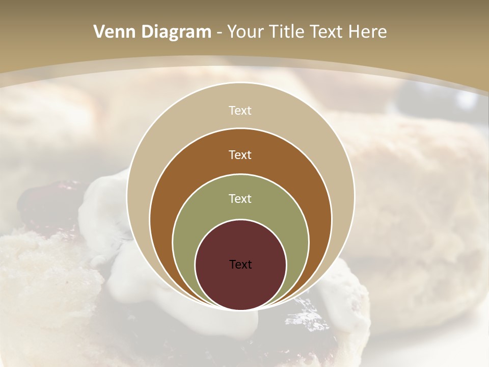 Sweet Dessert Closeup PowerPoint Template