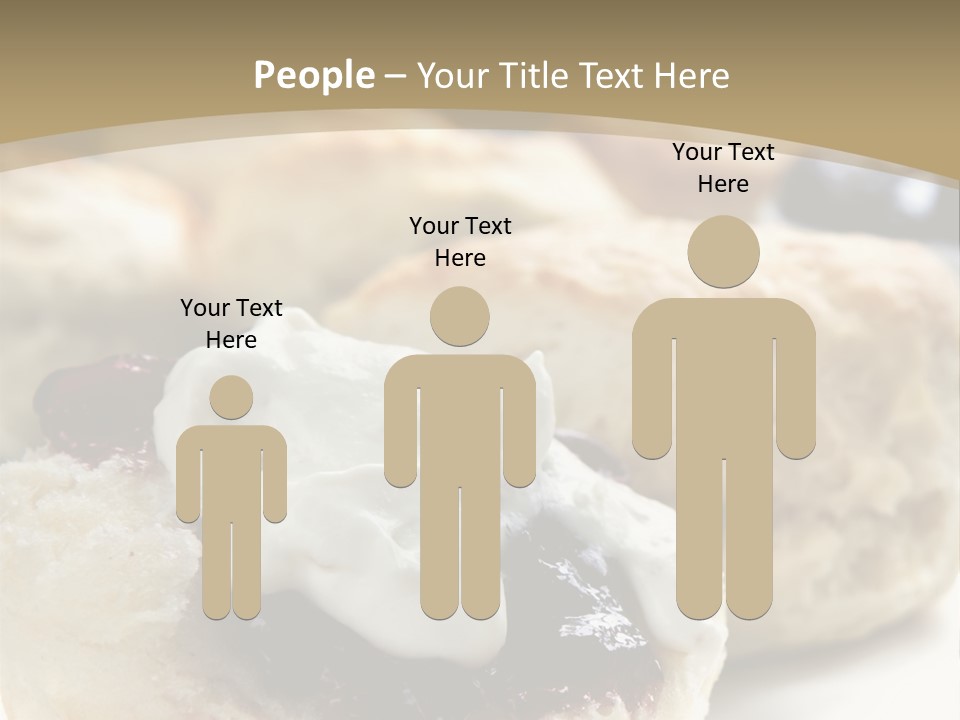 Sweet Dessert Closeup PowerPoint Template