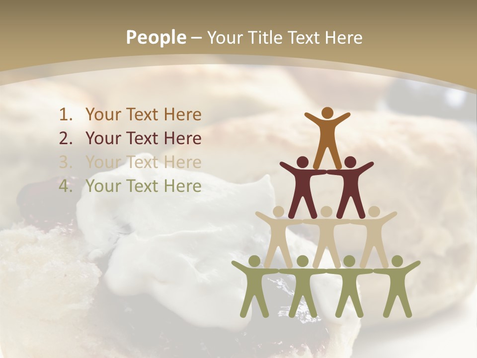 Sweet Dessert Closeup PowerPoint Template
