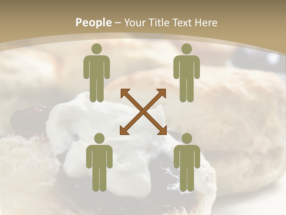 Sweet Dessert Closeup PowerPoint Template