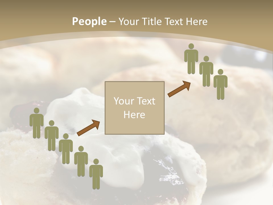 Sweet Dessert Closeup PowerPoint Template