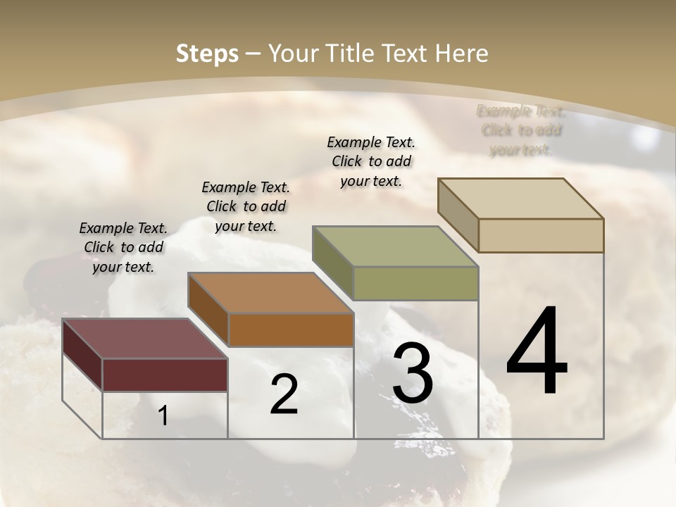 Sweet Dessert Closeup PowerPoint Template