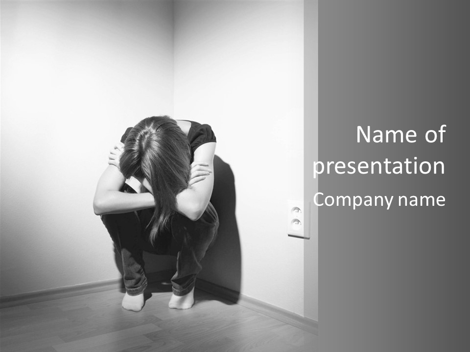 Concept Illness Stressed PowerPoint Template