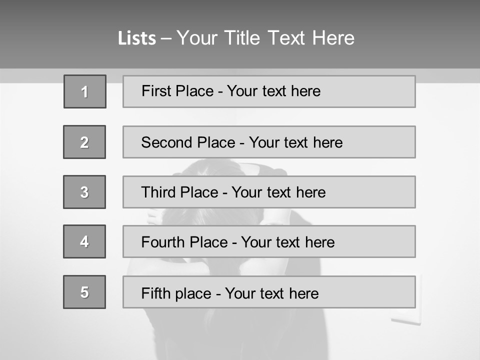 Concept Illness Stressed PowerPoint Template