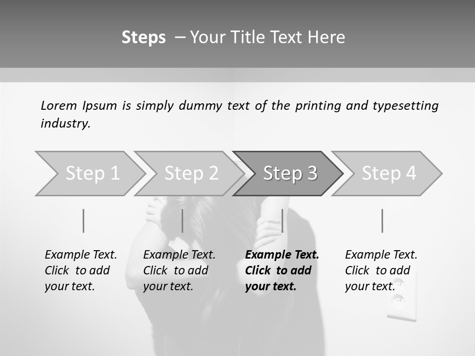 Concept Illness Stressed PowerPoint Template