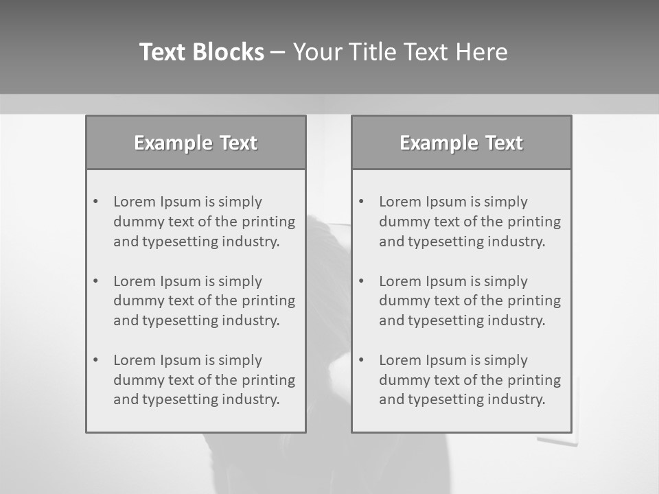 Concept Illness Stressed PowerPoint Template