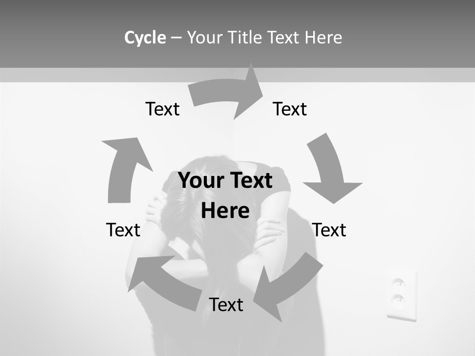 Concept Illness Stressed PowerPoint Template