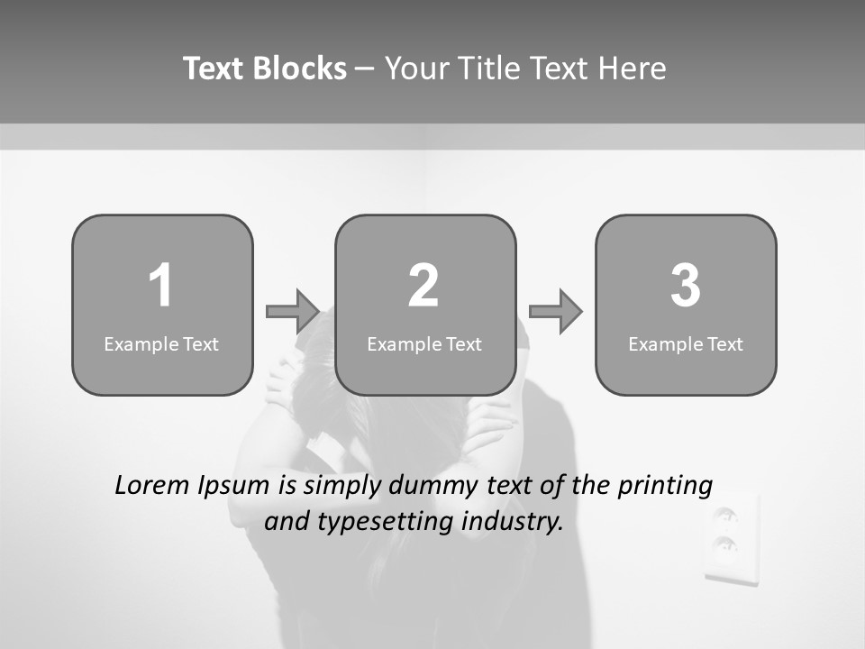 Concept Illness Stressed PowerPoint Template