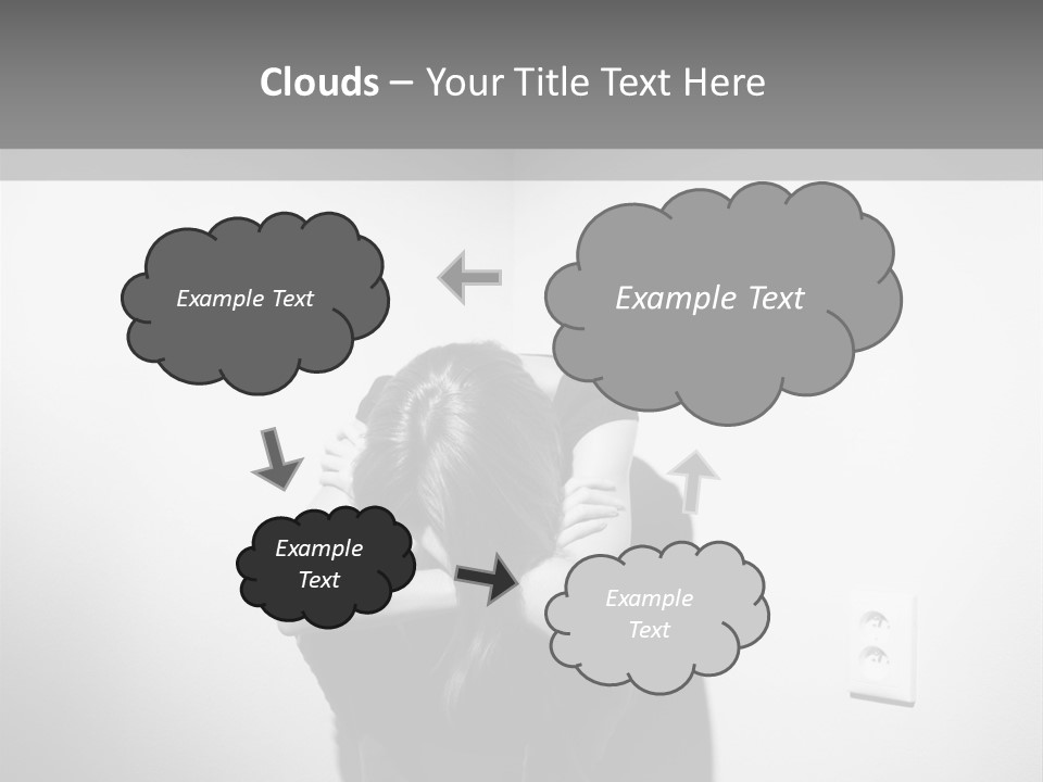Concept Illness Stressed PowerPoint Template