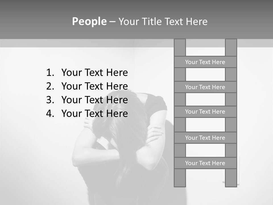 Concept Illness Stressed PowerPoint Template