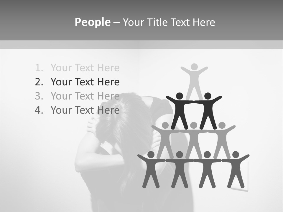 Concept Illness Stressed PowerPoint Template