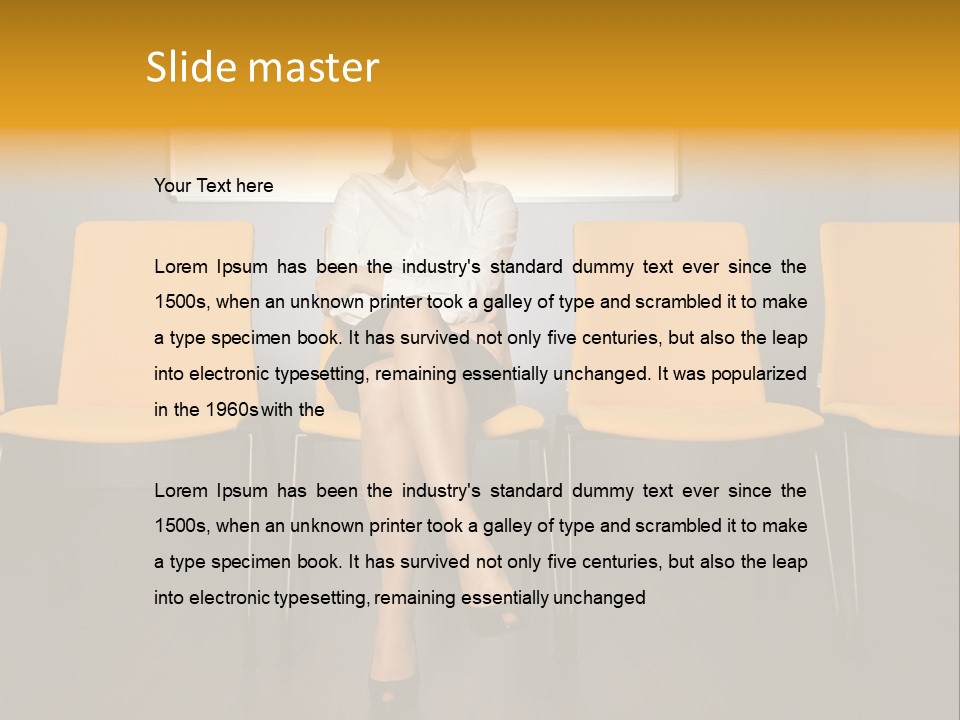 Floor Years Knee PowerPoint Template