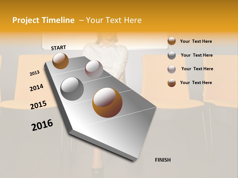 Floor Years Knee PowerPoint Template