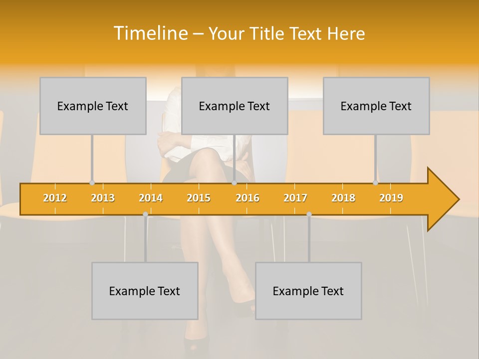 Floor Years Knee PowerPoint Template