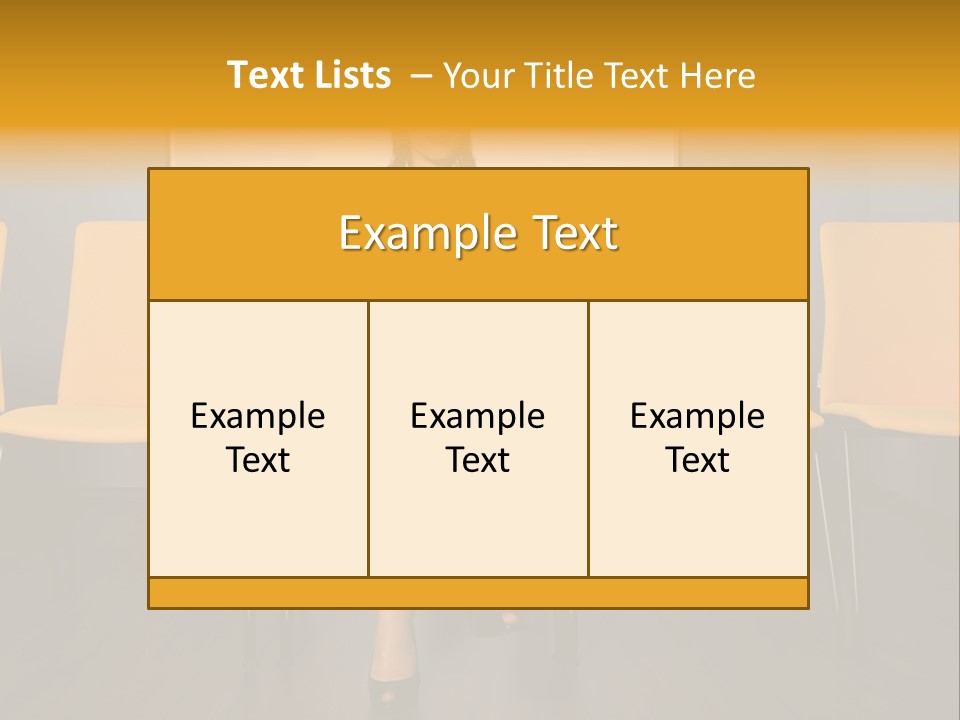 Floor Years Knee PowerPoint Template