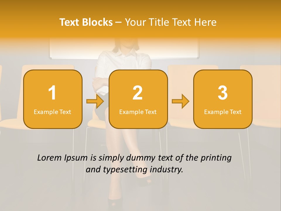 Floor Years Knee PowerPoint Template