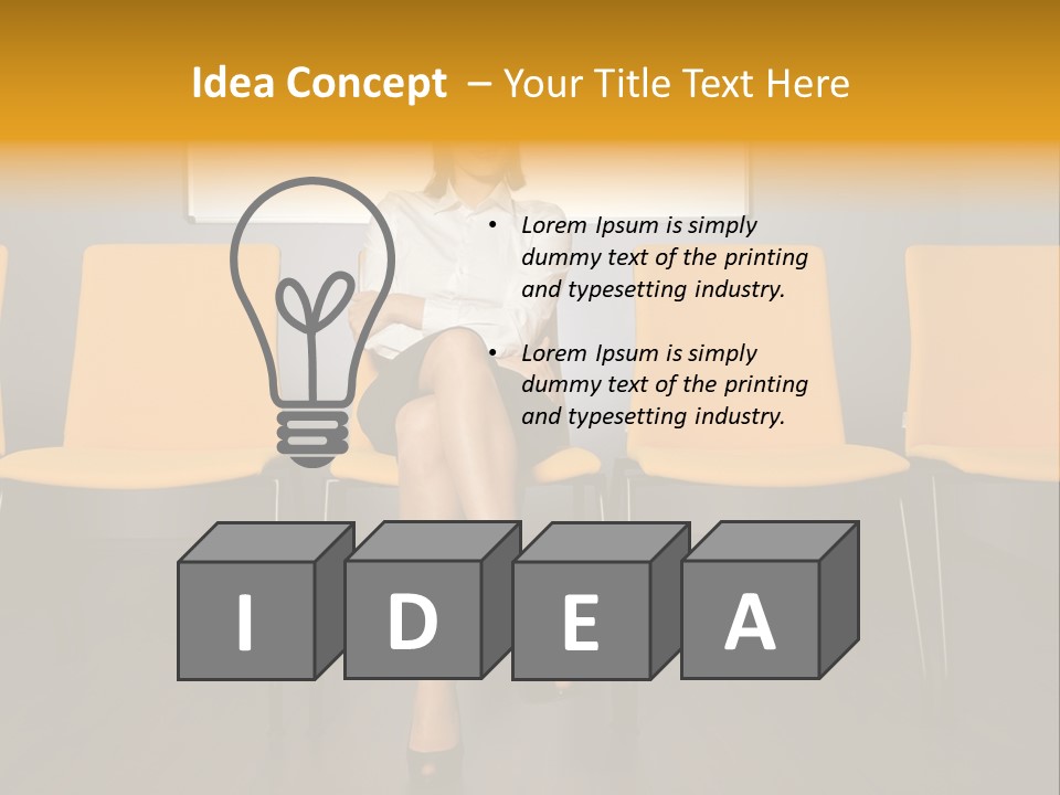 Floor Years Knee PowerPoint Template