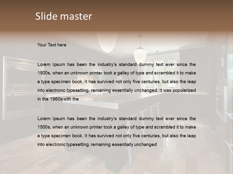 Bottle Bubble Bar PowerPoint Template