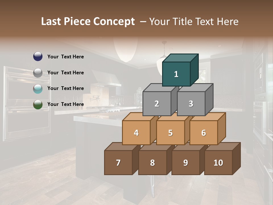 Bottle Bubble Bar PowerPoint Template