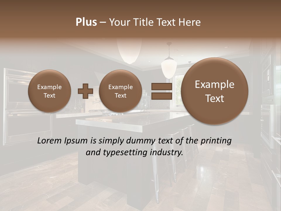 Bottle Bubble Bar PowerPoint Template