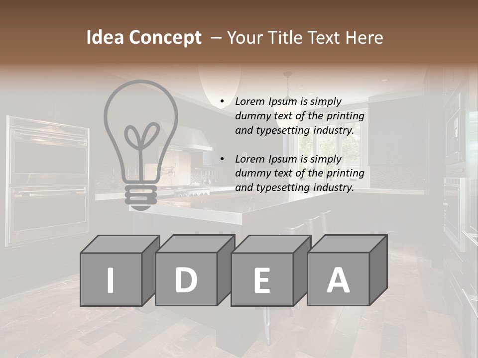 Bottle Bubble Bar PowerPoint Template