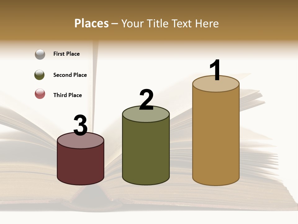 Retro Arrangement Novel PowerPoint Template