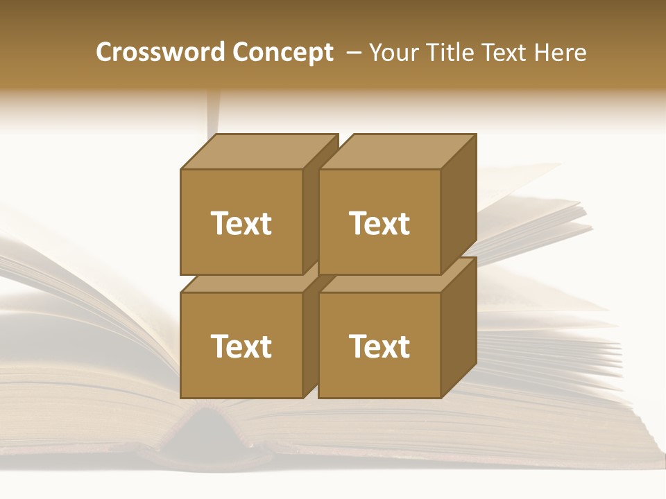 Retro Arrangement Novel PowerPoint Template