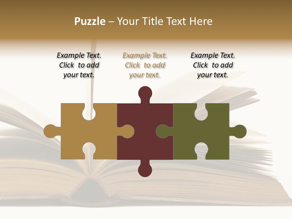 Retro Arrangement Novel PowerPoint Template