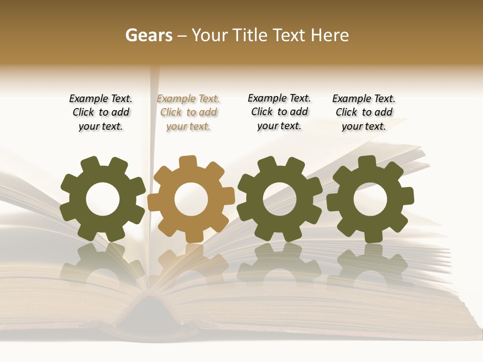 Retro Arrangement Novel PowerPoint Template