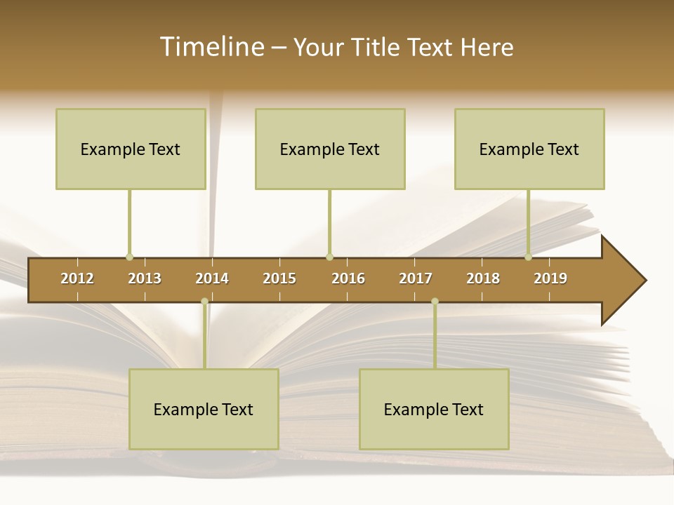 Retro Arrangement Novel PowerPoint Template