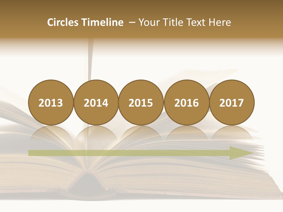 Retro Arrangement Novel PowerPoint Template