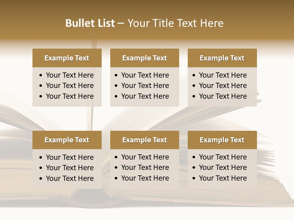 Retro Arrangement Novel PowerPoint Template