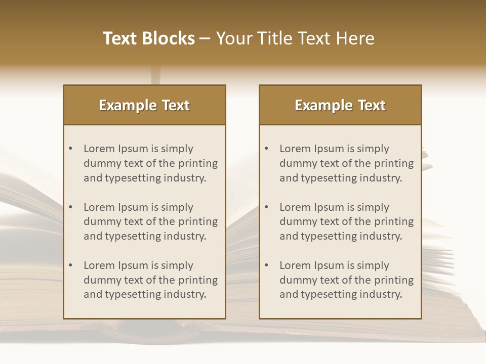 Retro Arrangement Novel PowerPoint Template