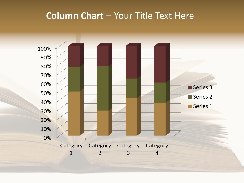 Retro Arrangement Novel PowerPoint Template