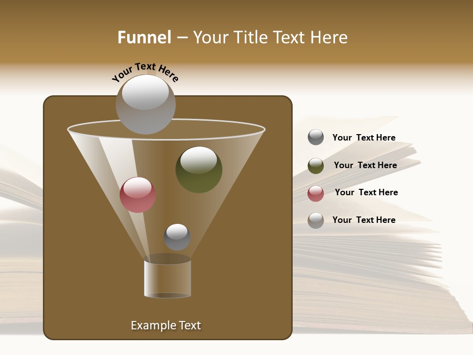 Retro Arrangement Novel PowerPoint Template