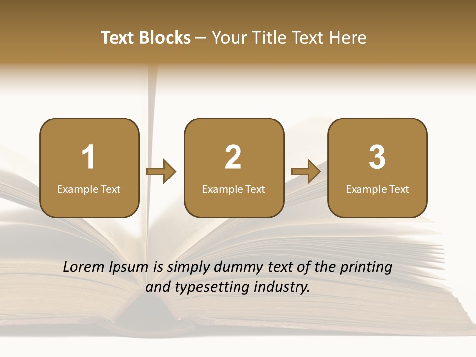 Retro Arrangement Novel PowerPoint Template