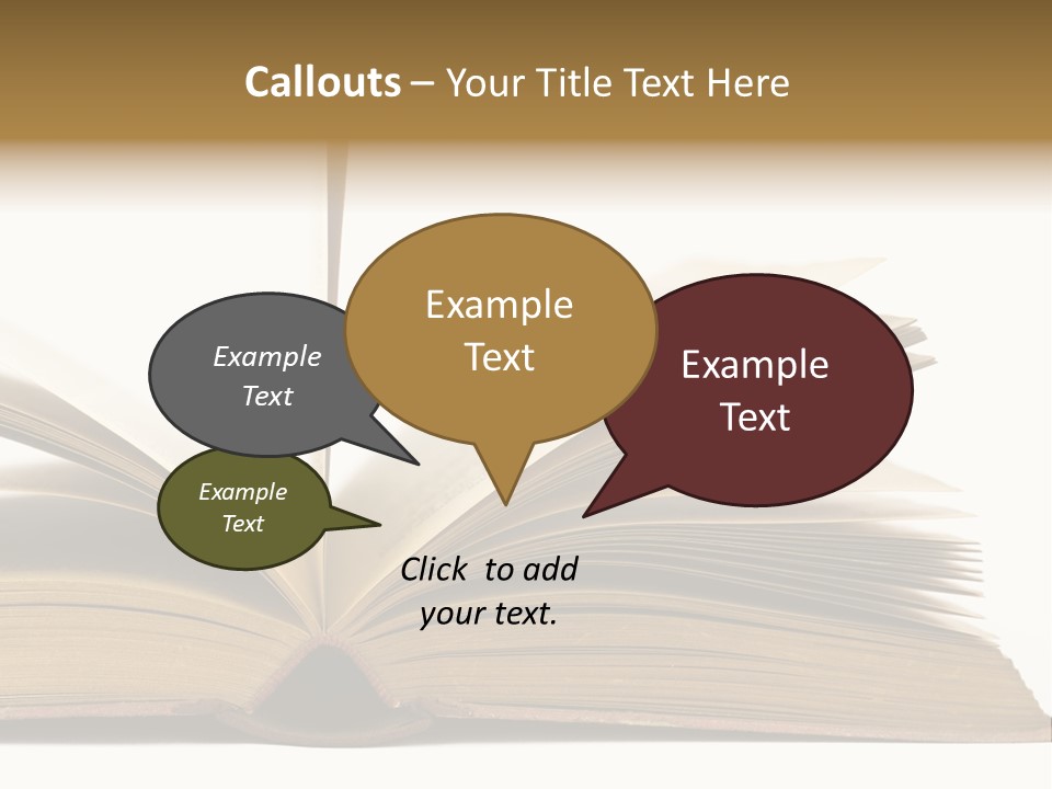 Retro Arrangement Novel PowerPoint Template
