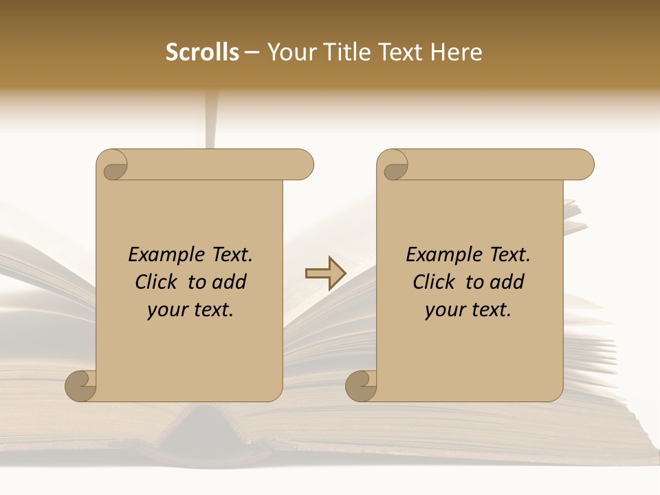 Retro Arrangement Novel PowerPoint Template
