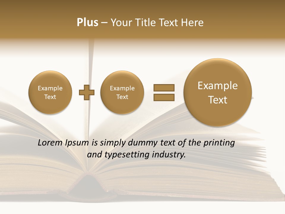 Retro Arrangement Novel PowerPoint Template