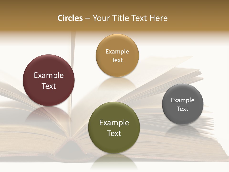 Retro Arrangement Novel PowerPoint Template