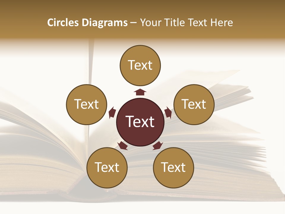 Retro Arrangement Novel PowerPoint Template