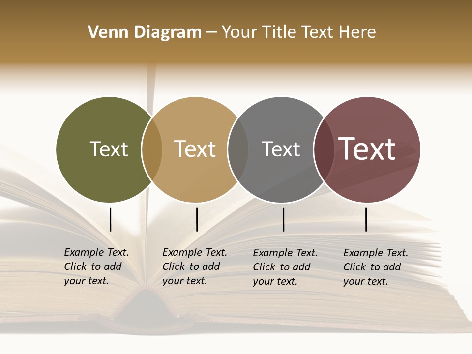 Retro Arrangement Novel PowerPoint Template