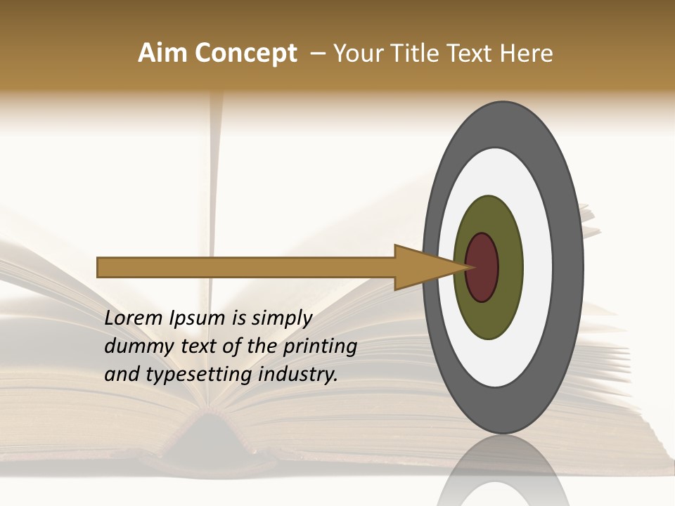 Retro Arrangement Novel PowerPoint Template