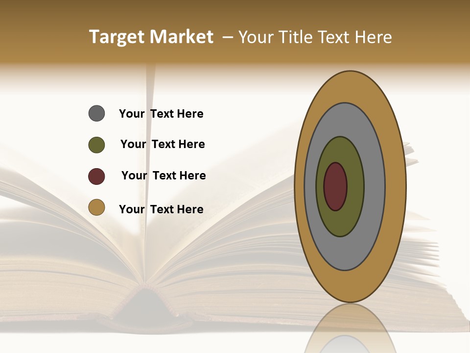 Retro Arrangement Novel PowerPoint Template