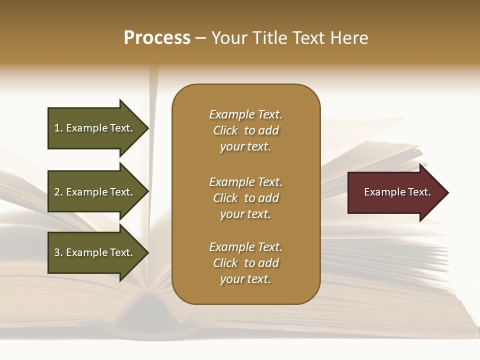 Retro Arrangement Novel PowerPoint Template