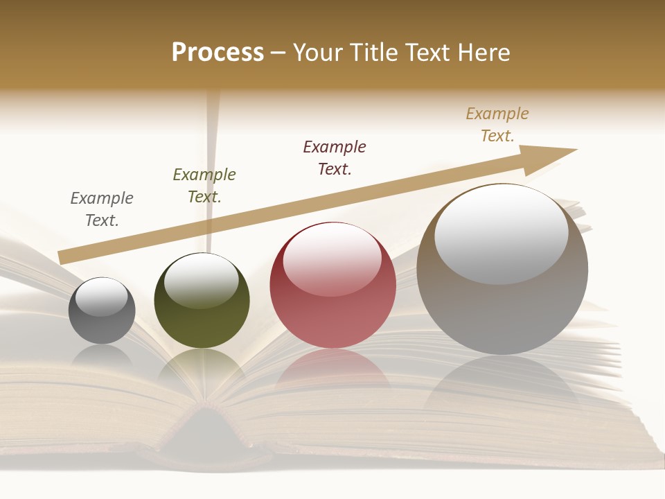 Retro Arrangement Novel PowerPoint Template