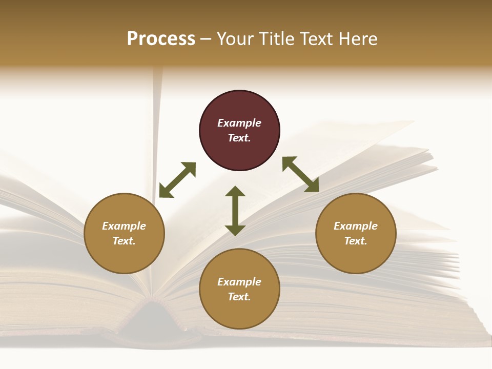 Retro Arrangement Novel PowerPoint Template